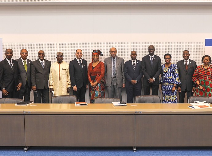 Group photo of African Diplomatic Corps - Members of TICAD Committee with UNDP representatives