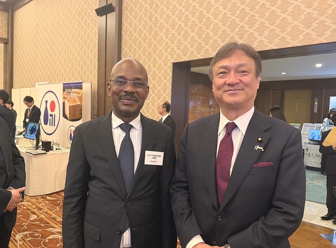 On 29 January 2026, H.E. Anderson Mutatembwa met with His Excellency Mr. Horii Iwao, State Minister for Foreign Affairs of Japan, during the seminar and reception organized by the Ministry of Foreign Affairs of Japan (MOFA) and Fukushima Prefecture.