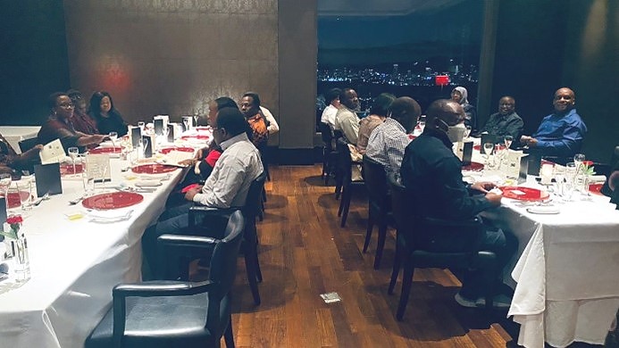 Dinner organized for participants on 30th October 2022at Kobe Bay Sheraton Hotel and Towers, Kobe