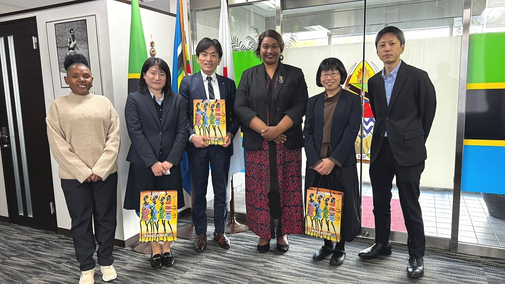 The Embassy hosts the Yokohama City Delegation for a cordial discussion focused on strengthening the relationship between Yokohama City and Tanzania