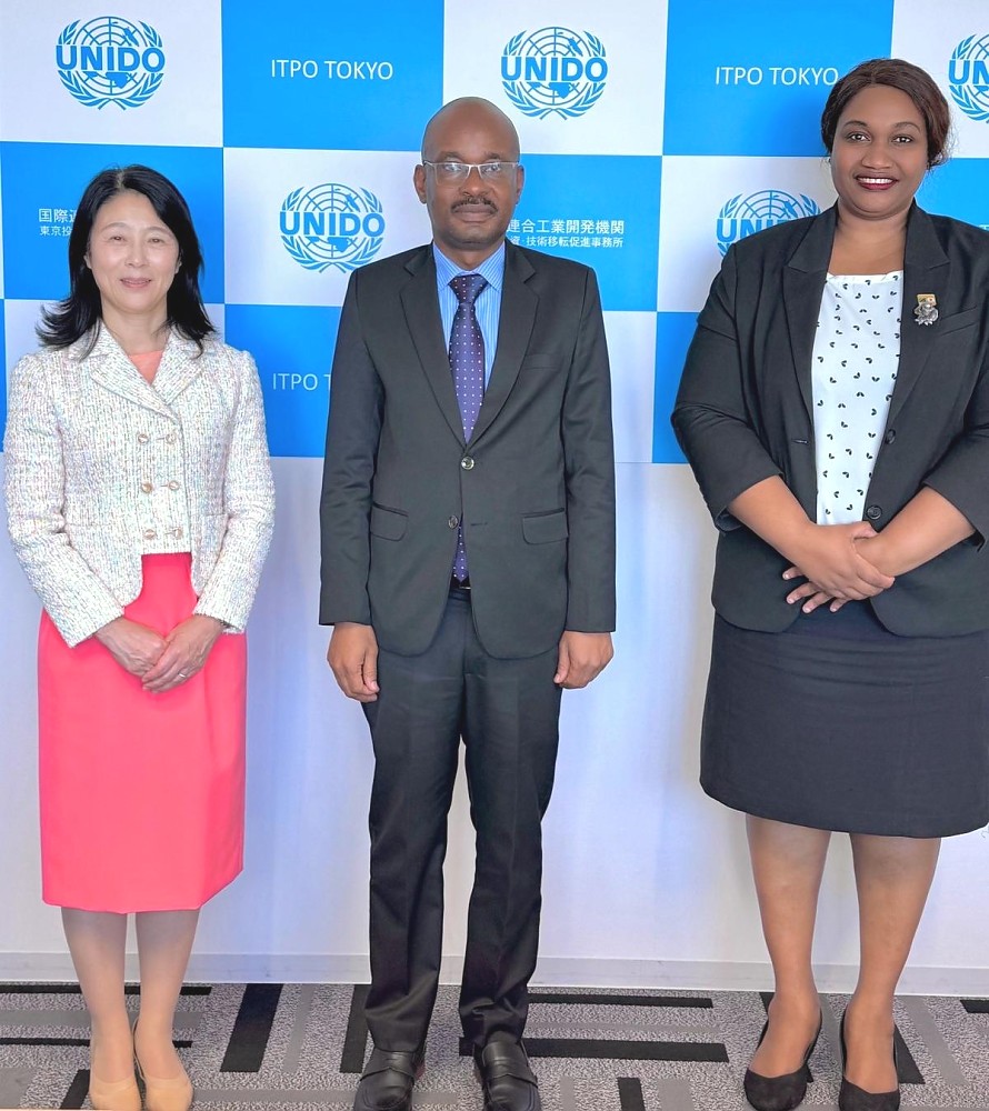 H.E. Anderson Mutatembwa paid a courtesy call on Ms. Fumio Adachi, Head of the United Nations Industrial Development Organization Investment and Technology Promotion Office (UNIDO ITPO) Tokyo, at the UNIDO ITPO Tokyo offices in Tokyo, Japan.