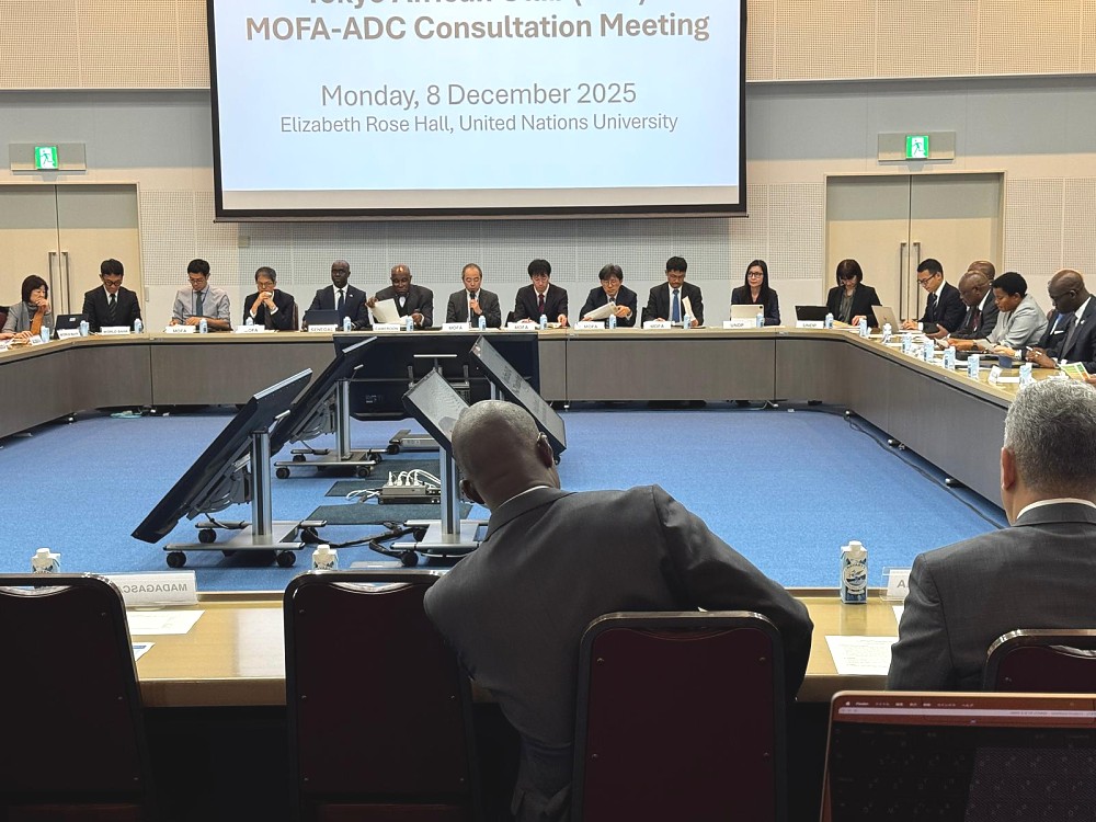 Nchi za Afrika (African Diplomatic Corps – ADC) katika Kikao cha tathmini ya Mkutano wa Tisa wa Kilele wa Maendeleo baina ya Japan na Afrika (TICAD 9 Summit)
